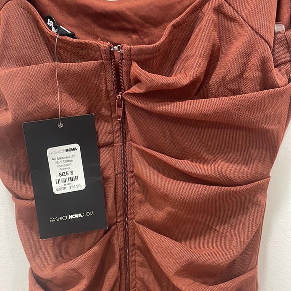 Fashion Nova “all meshed up” mini dress NWT - Picture 3 of 3